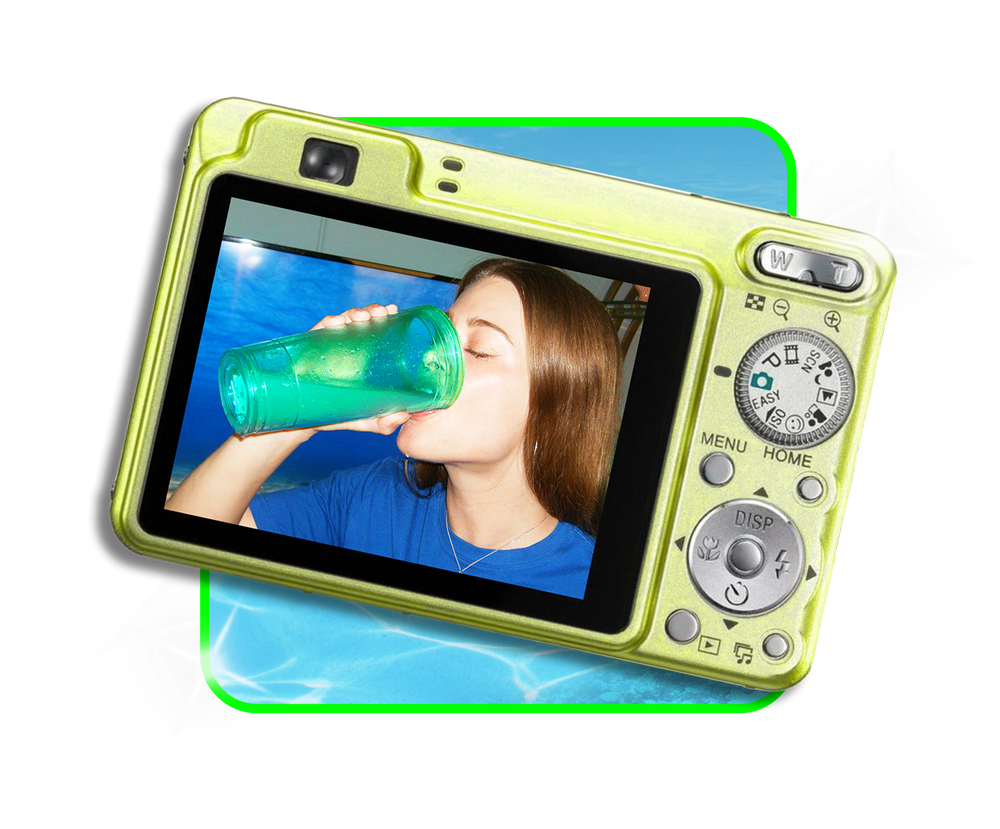 Woman drinking glass of water